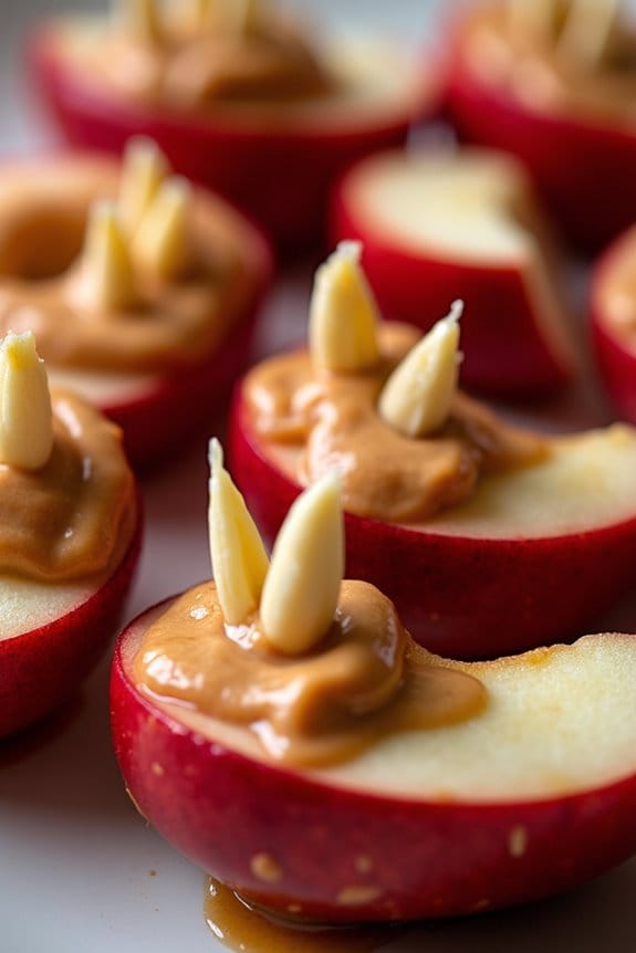 spooky halloween apple snack