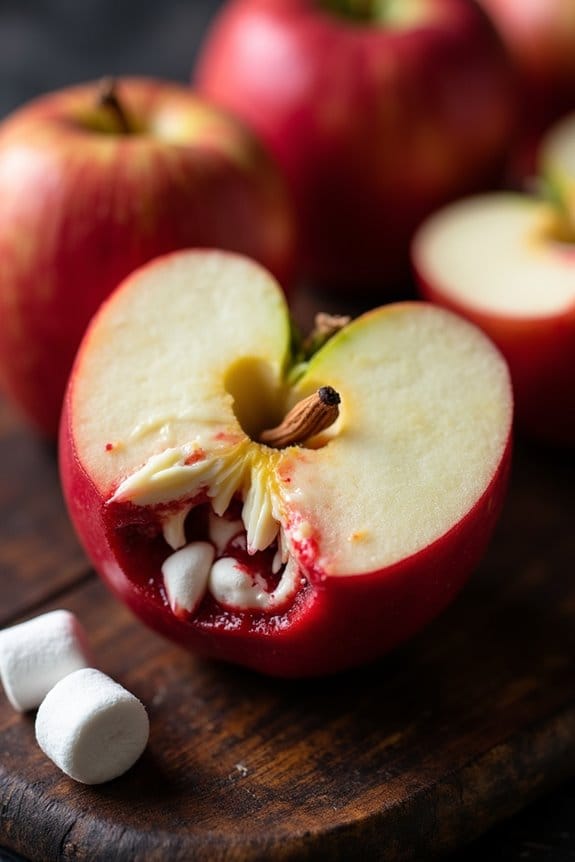 spooky halloween apple treats