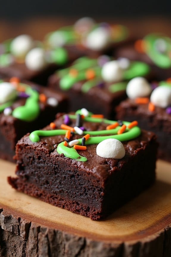 spooky halloween brownie recipe