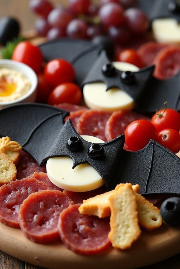 spooky halloween charcuterie board
