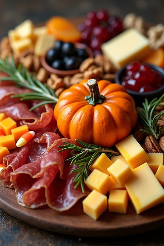spooky halloween charcuterie board