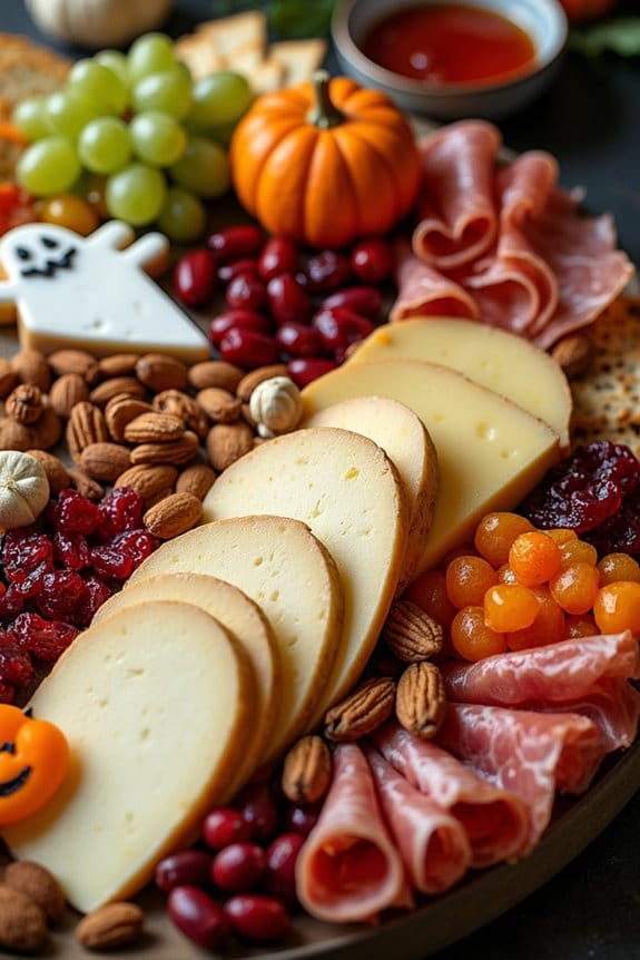 spooky halloween charcuterie board