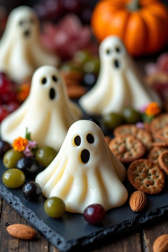 spooky halloween cheese board