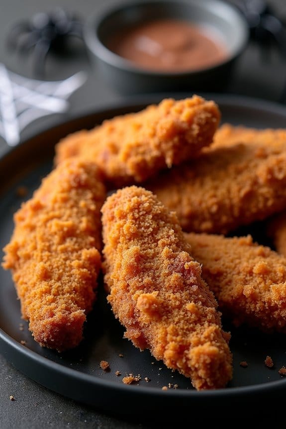spooky halloween chicken tenders