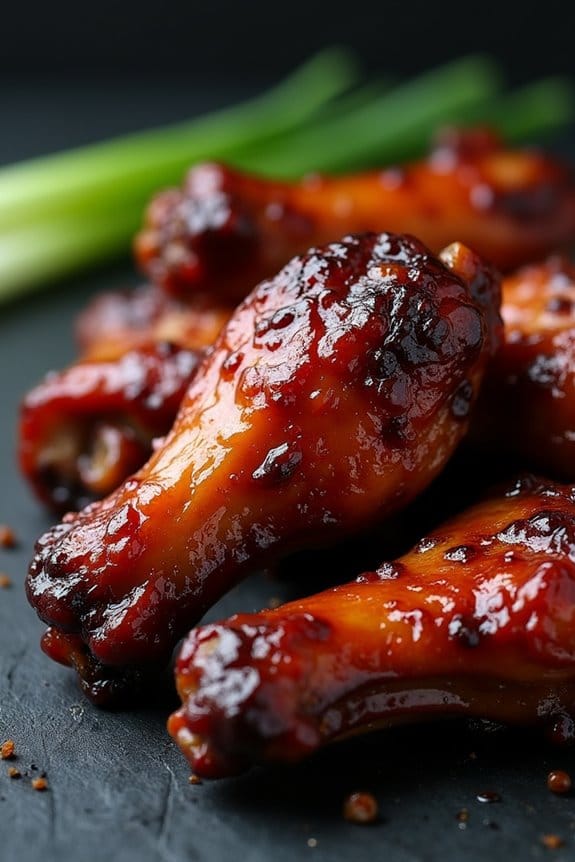 spooky halloween chicken wings