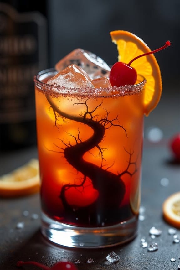 spooky halloween cocktail delight