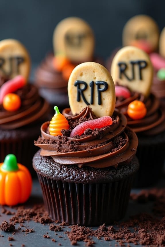 spooky halloween cupcake delight