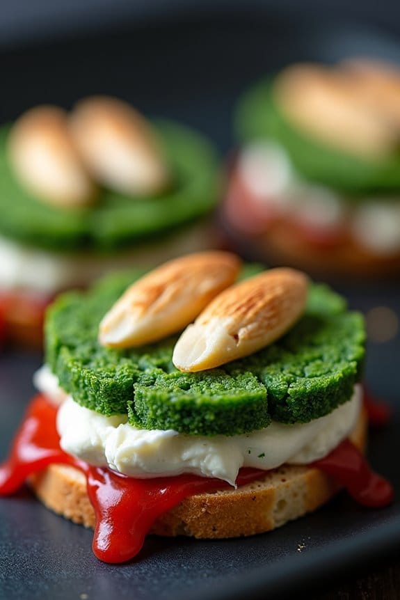 spooky halloween finger sandwiches