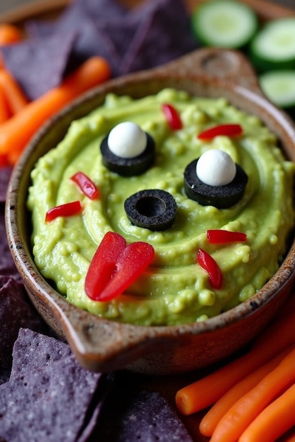 spooky halloween guacamole recipe