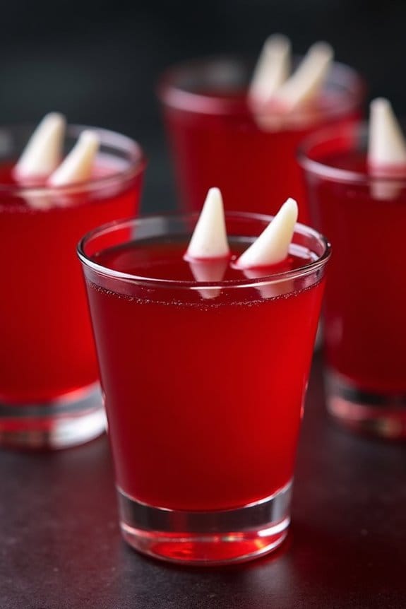 spooky halloween jello shots