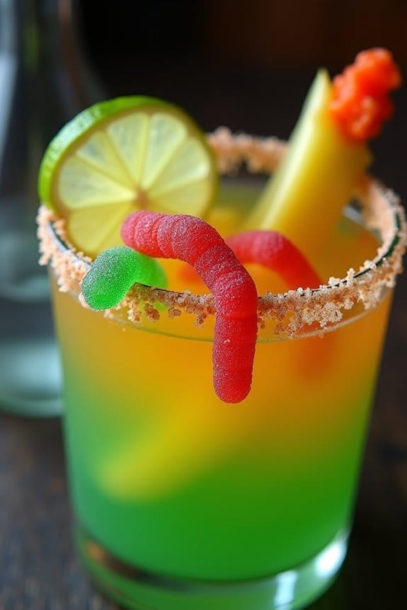 spooky halloween margarita delight