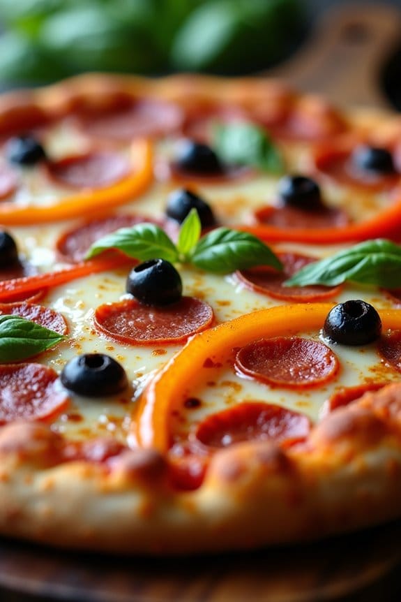 spooky halloween pizza delight