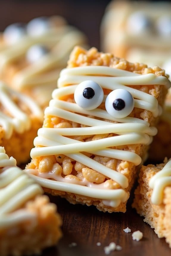 spooky halloween rice treats