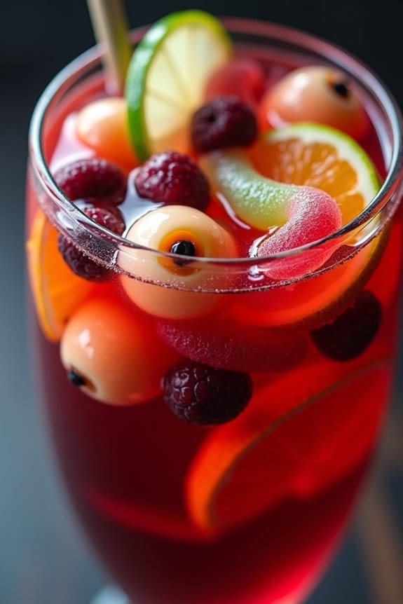 spooky halloween sangria recipe