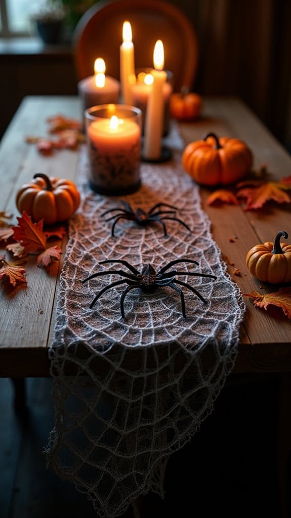 spooky halloween table decor