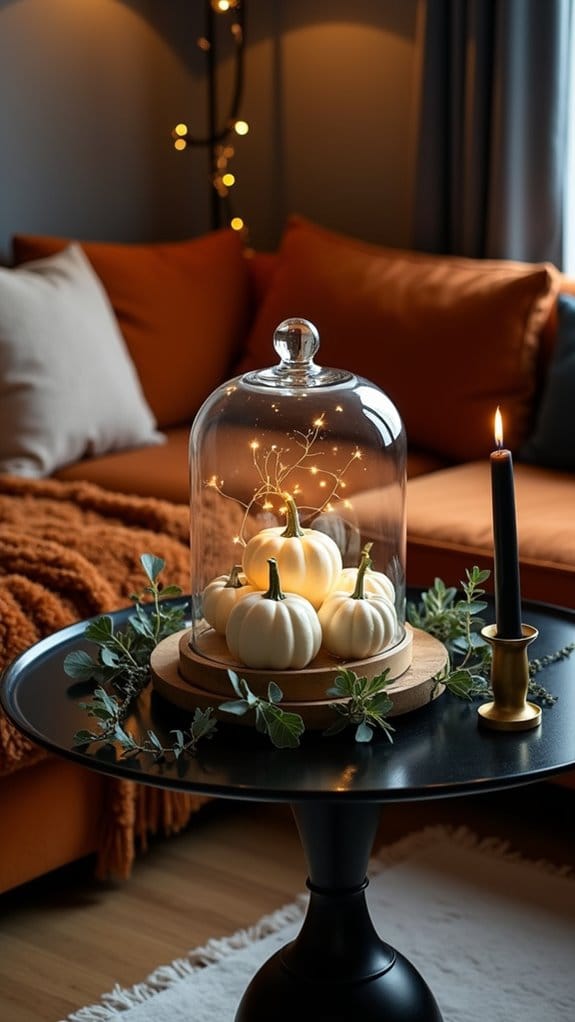spooky halloween table decor