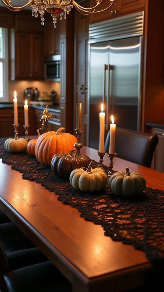 spooky halloween table transformation
