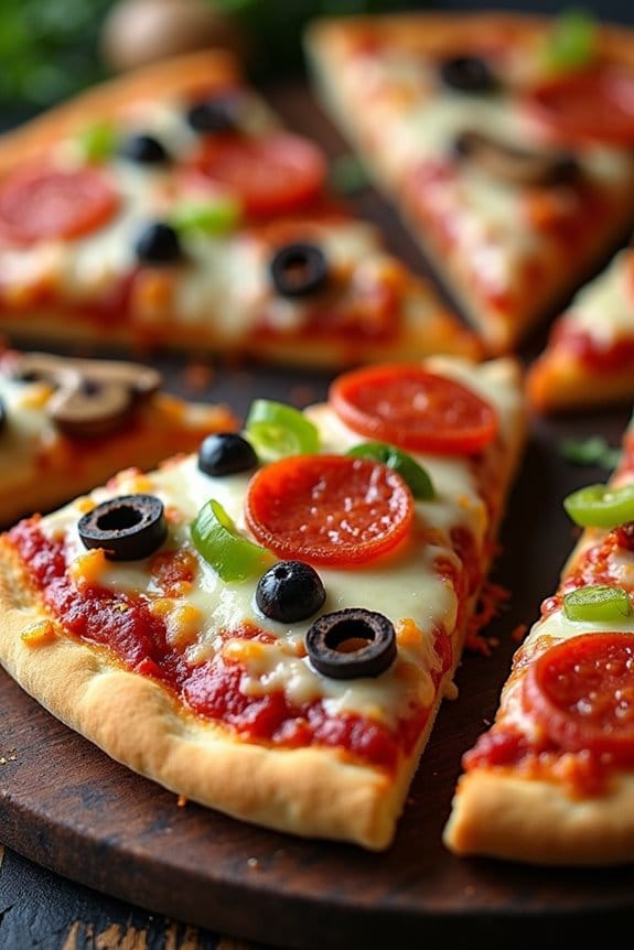spooky halloween witch hat pizzas