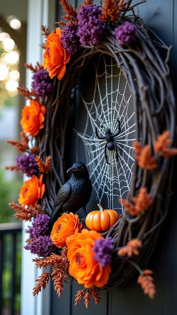 spooky handmade halloween wreaths