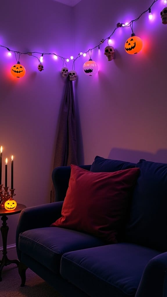 spooky holiday string lights