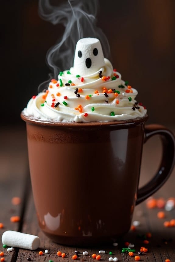spooky minty chocolate delight