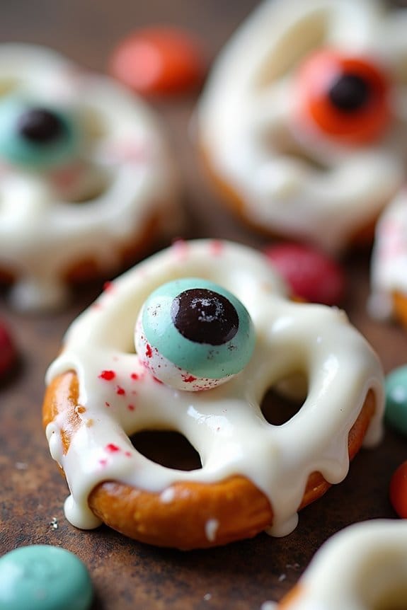 spooky monster eyeball treats