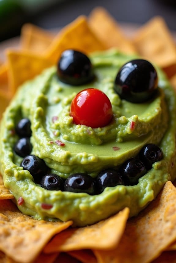 spooky monster guacamole delight