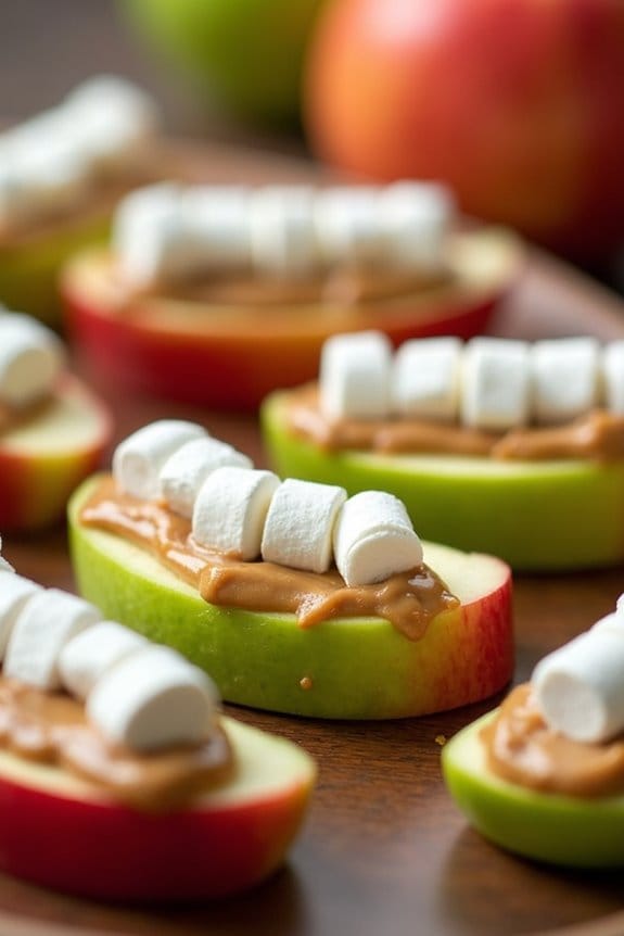 spooky monster mouth treats