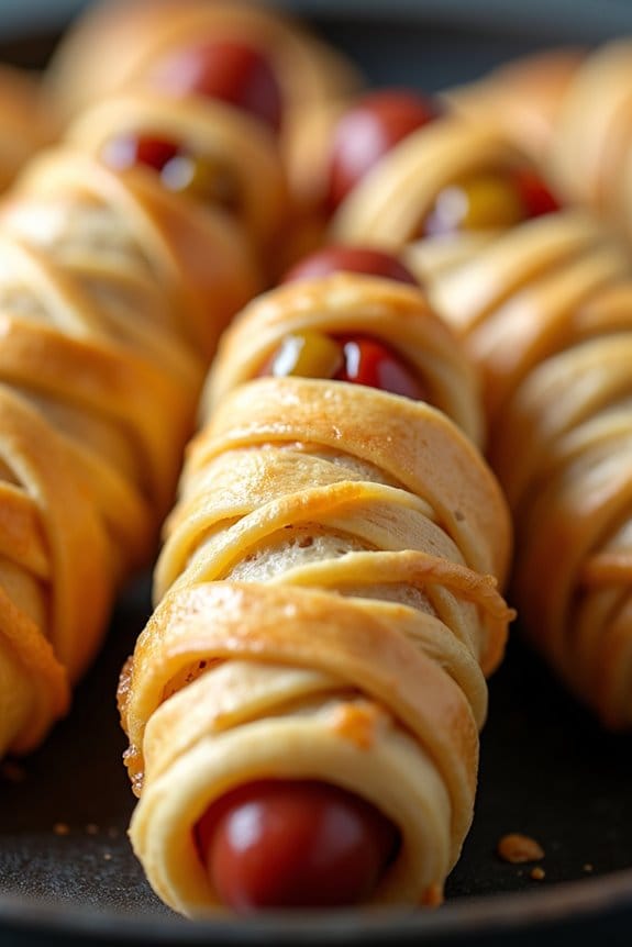 spooky mummy hot dogs recipe