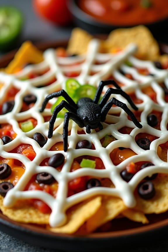 spooky nachos for halloween