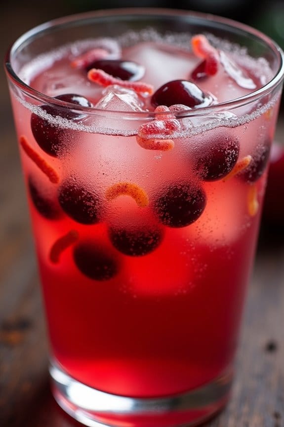 spooky non alcoholic halloween punch