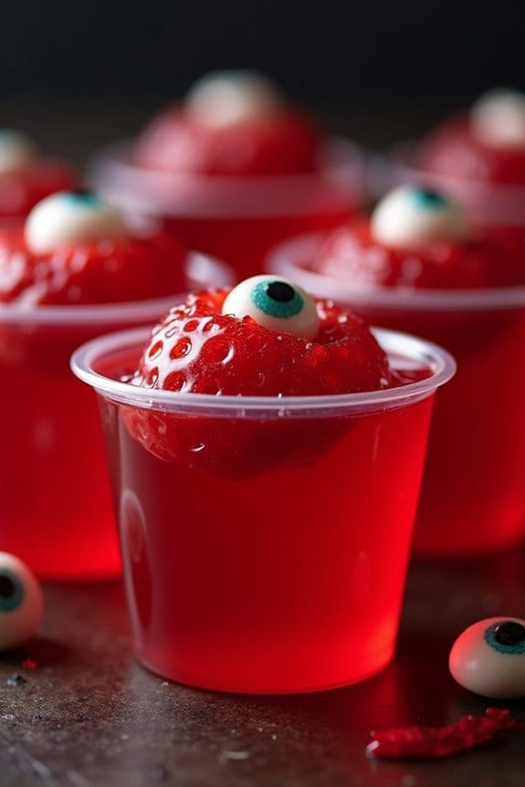 spooky non alcoholic jello shots