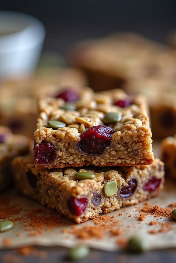 spooky nutritious breakfast bars