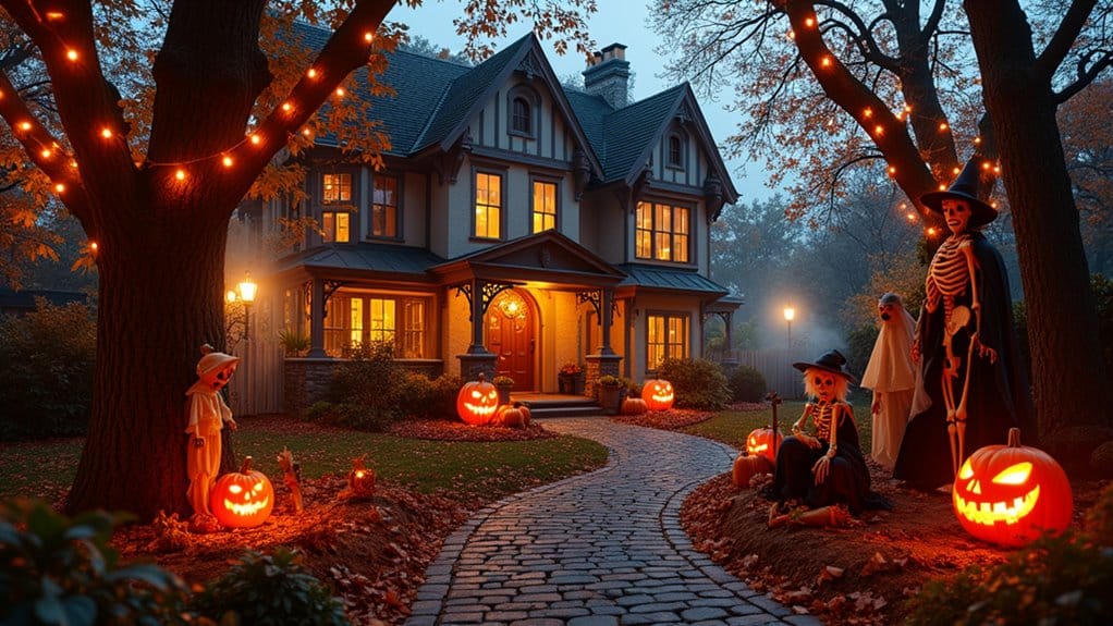 spooky outdoor halloween decorations