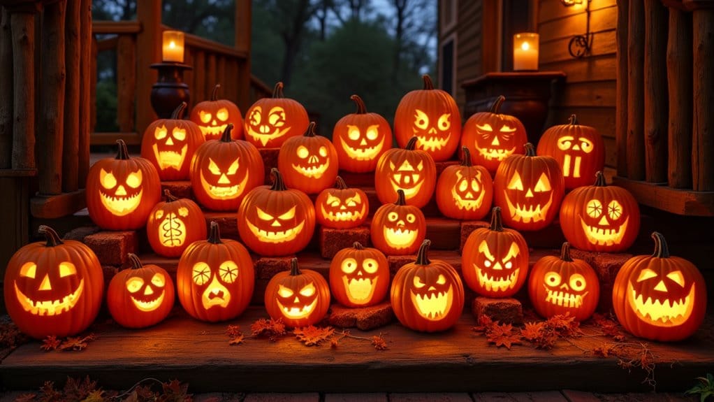 spooky pumpkin lantern designs