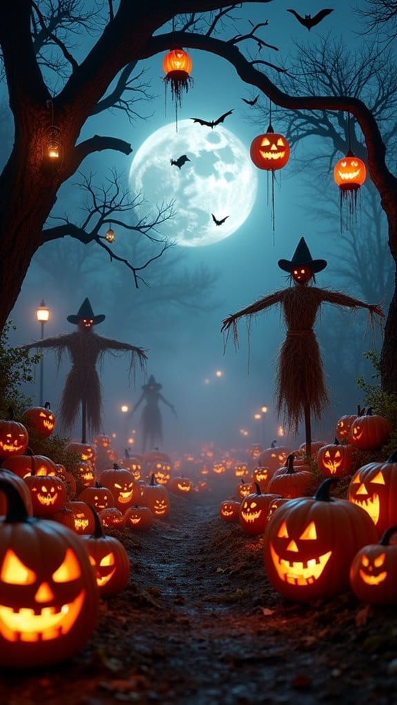 spooky pumpkin patch transformation