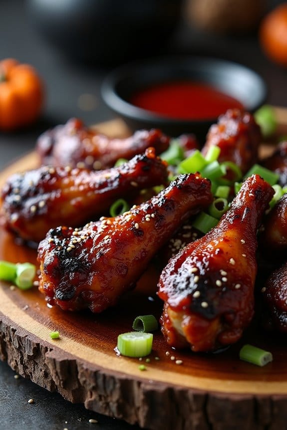 spooky savory halloween wings