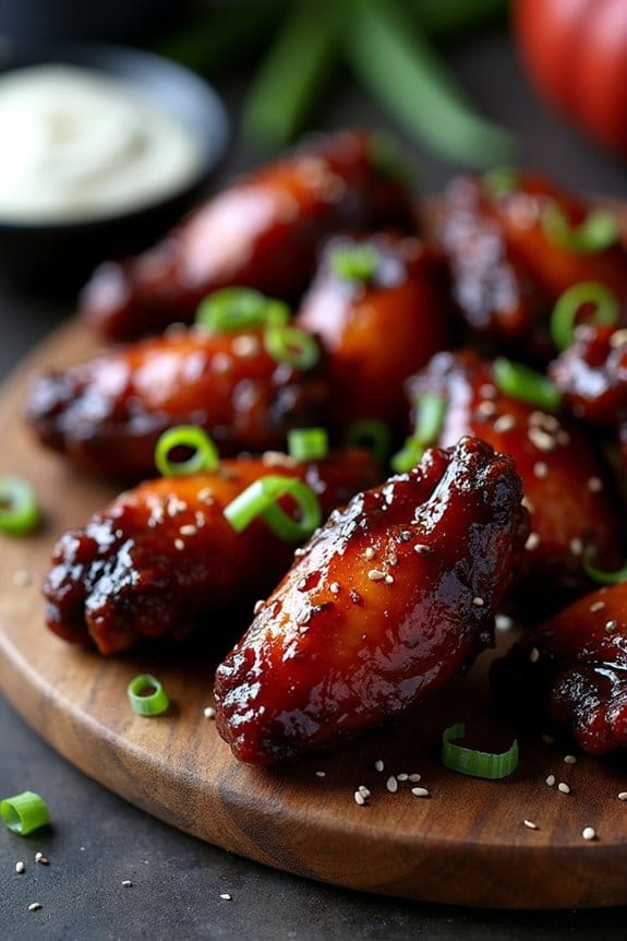 spooky savory halloween wings