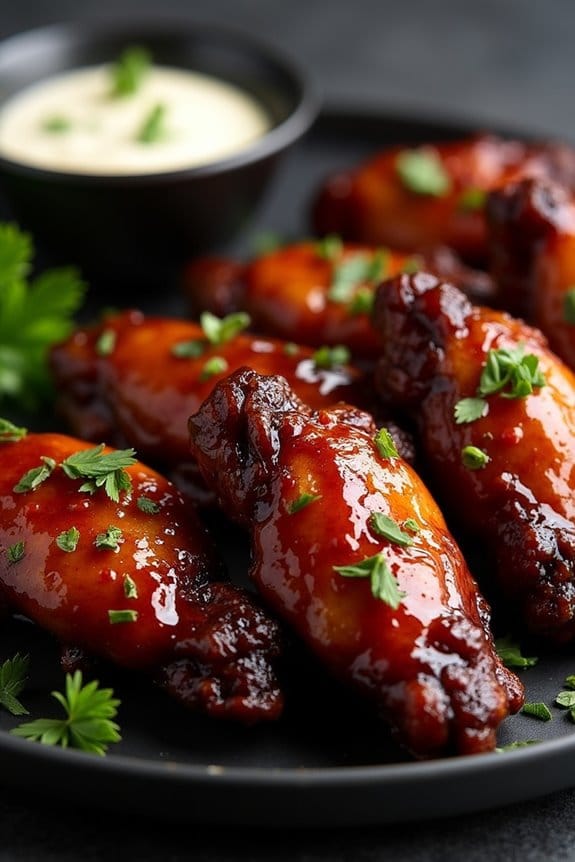 spooky seasoned chicken wings