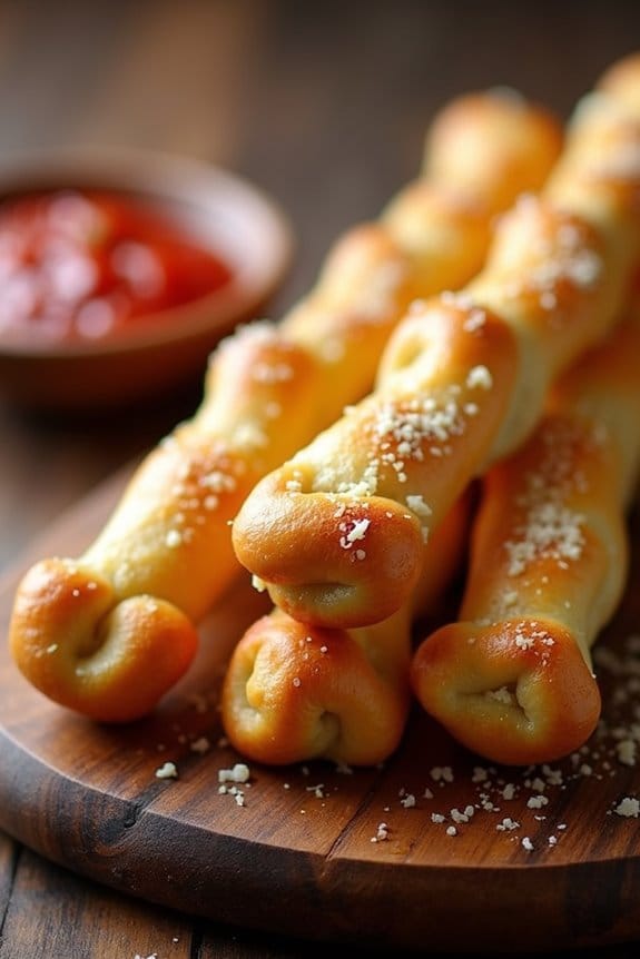 spooky skeleton bone breadsticks