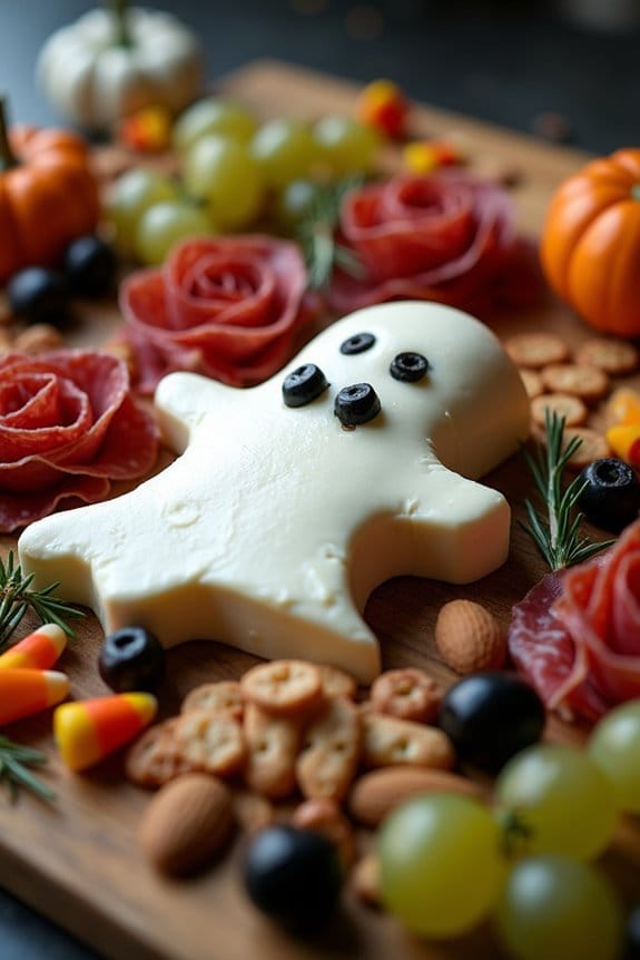 spooky sophisticated charcuterie board