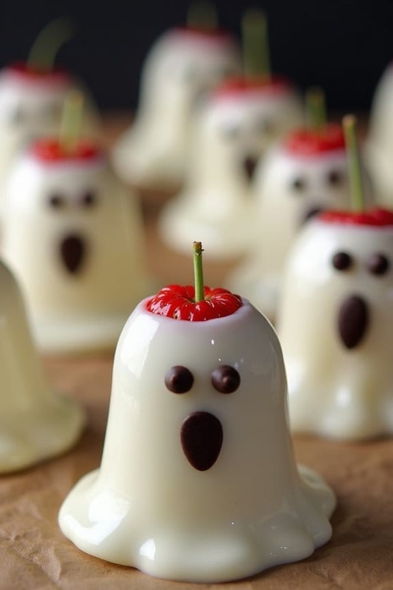 spooky strawberry halloween treats