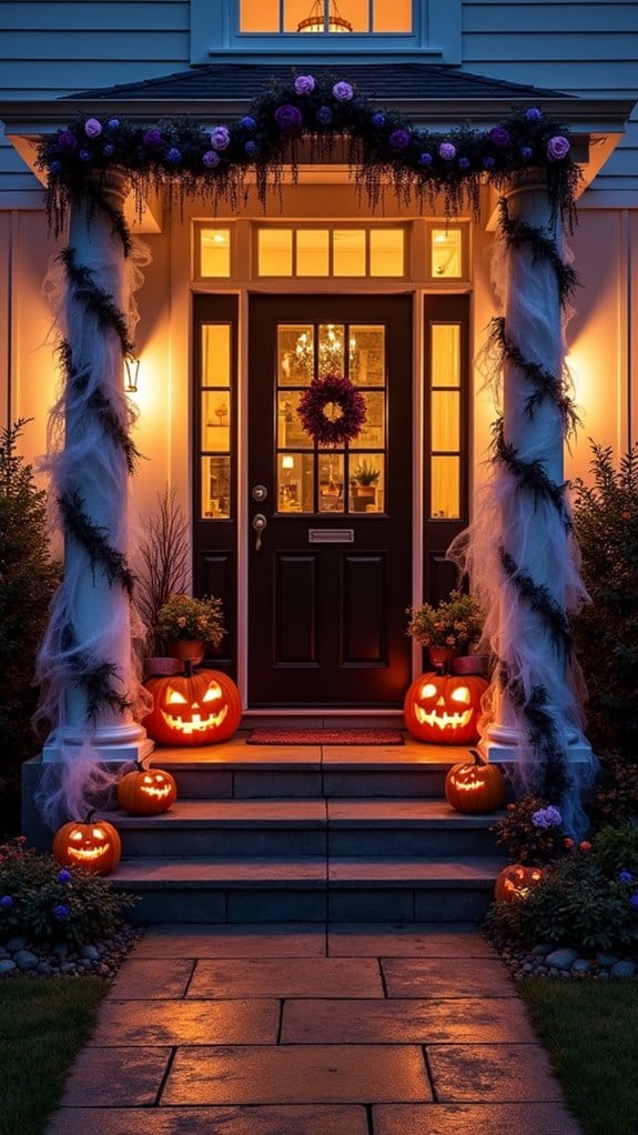 spooky stylish porch decor
