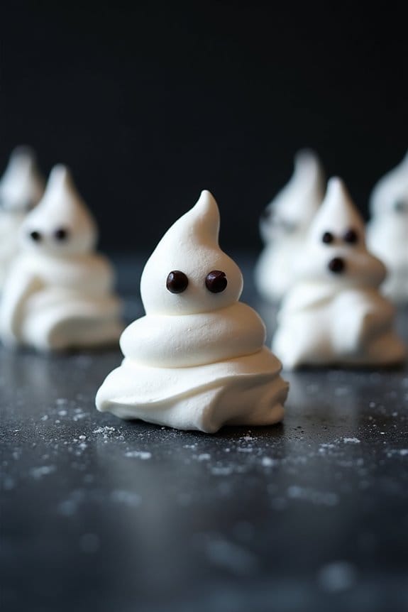spooky sweet meringue treats