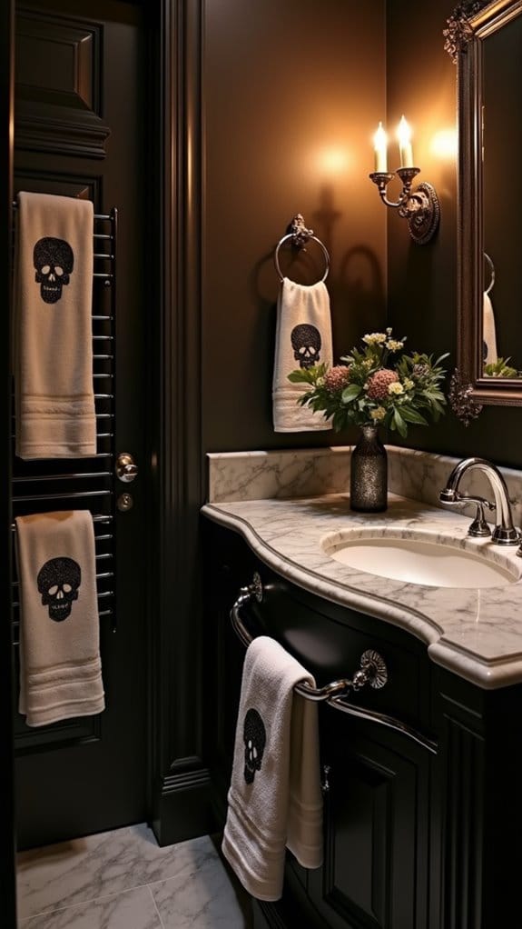 spooky towels for halloween