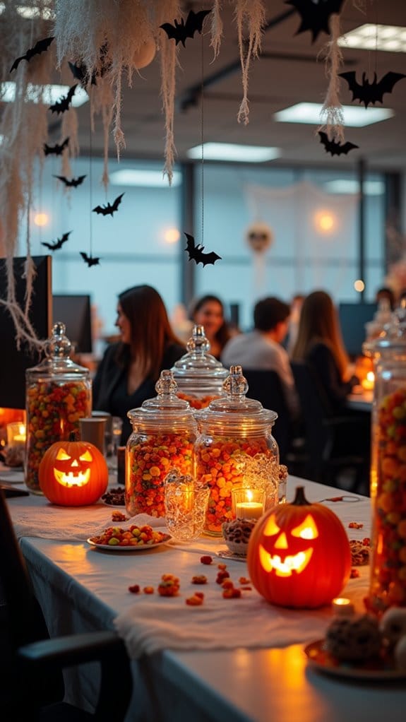 spooky treat stations delight