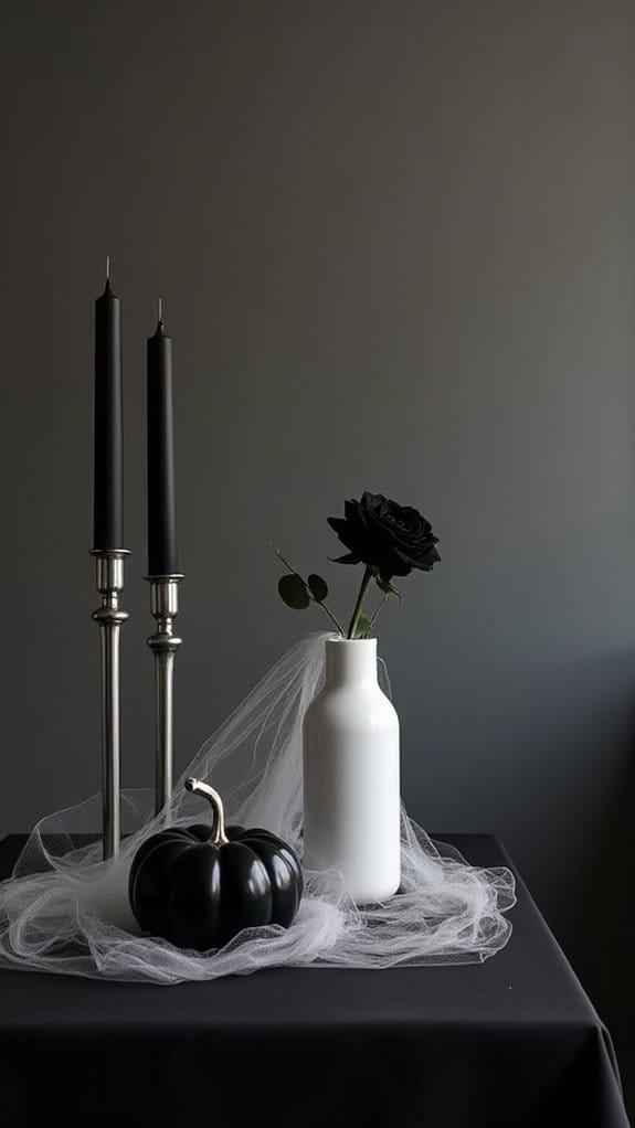 subtle halloween decor accents