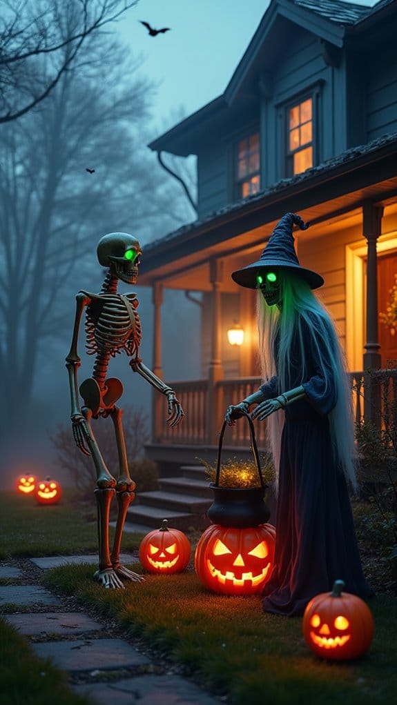 thrilling animated halloween decorations