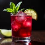 tropical halloween rum cocktails