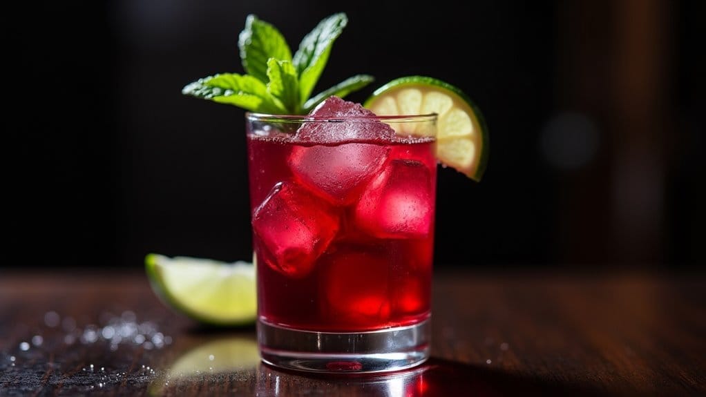 tropical halloween rum cocktails